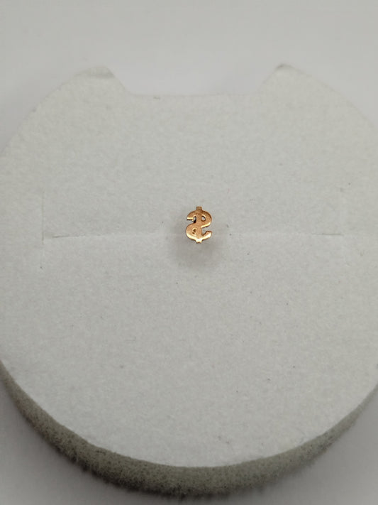 Piercing de oro 18k