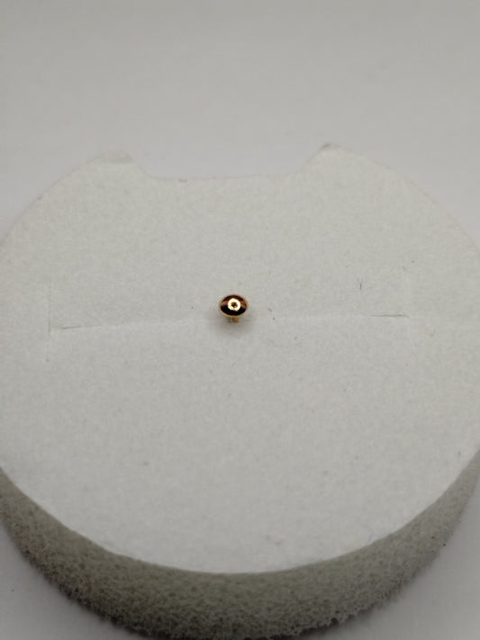 Piercing de oro 18k