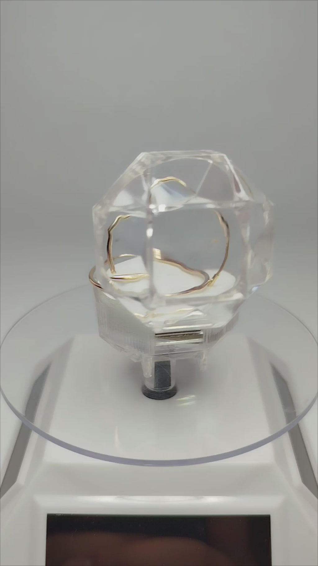 Aros tubos de oro 14k