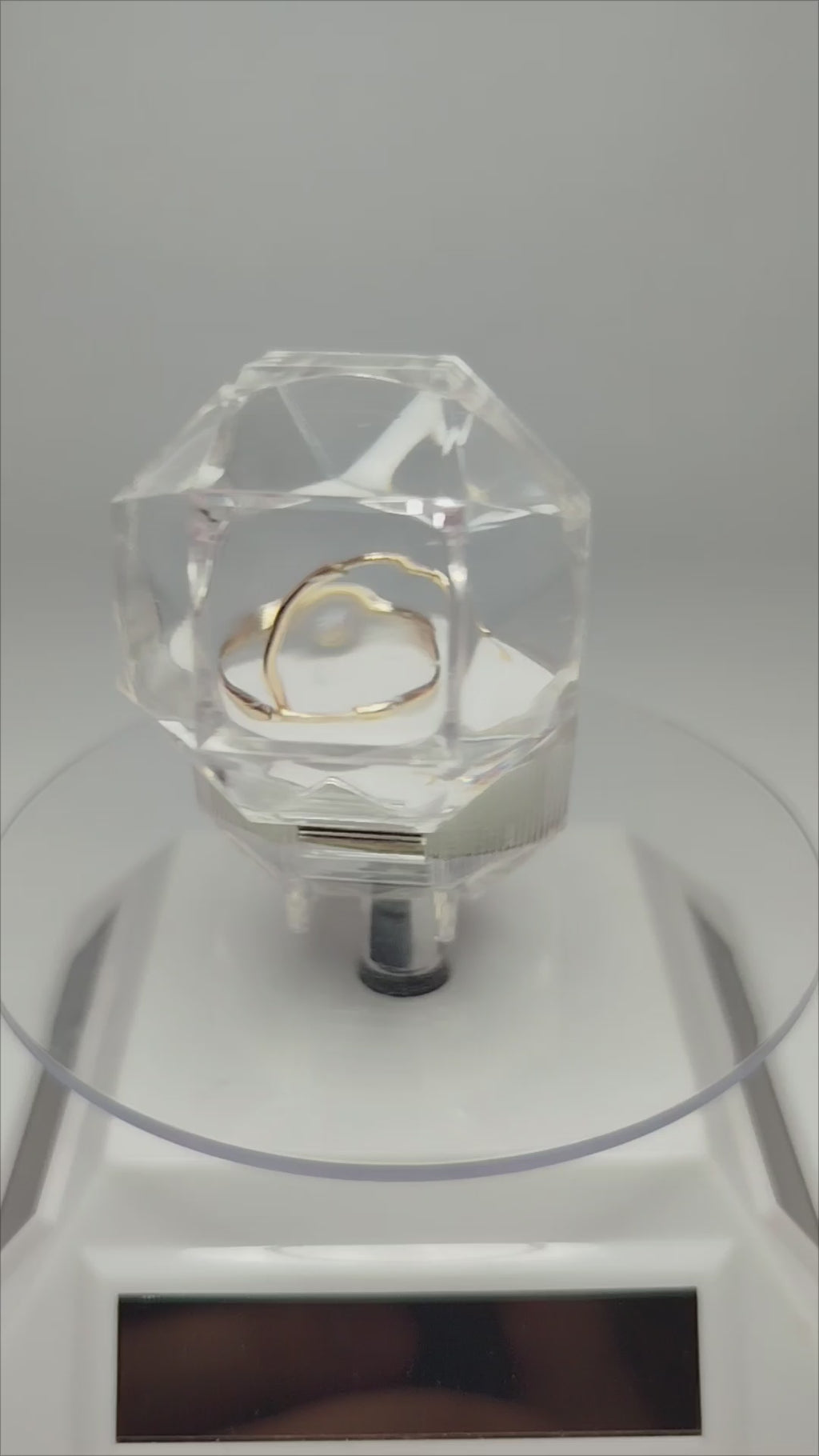 Aros tubos de oro 14k