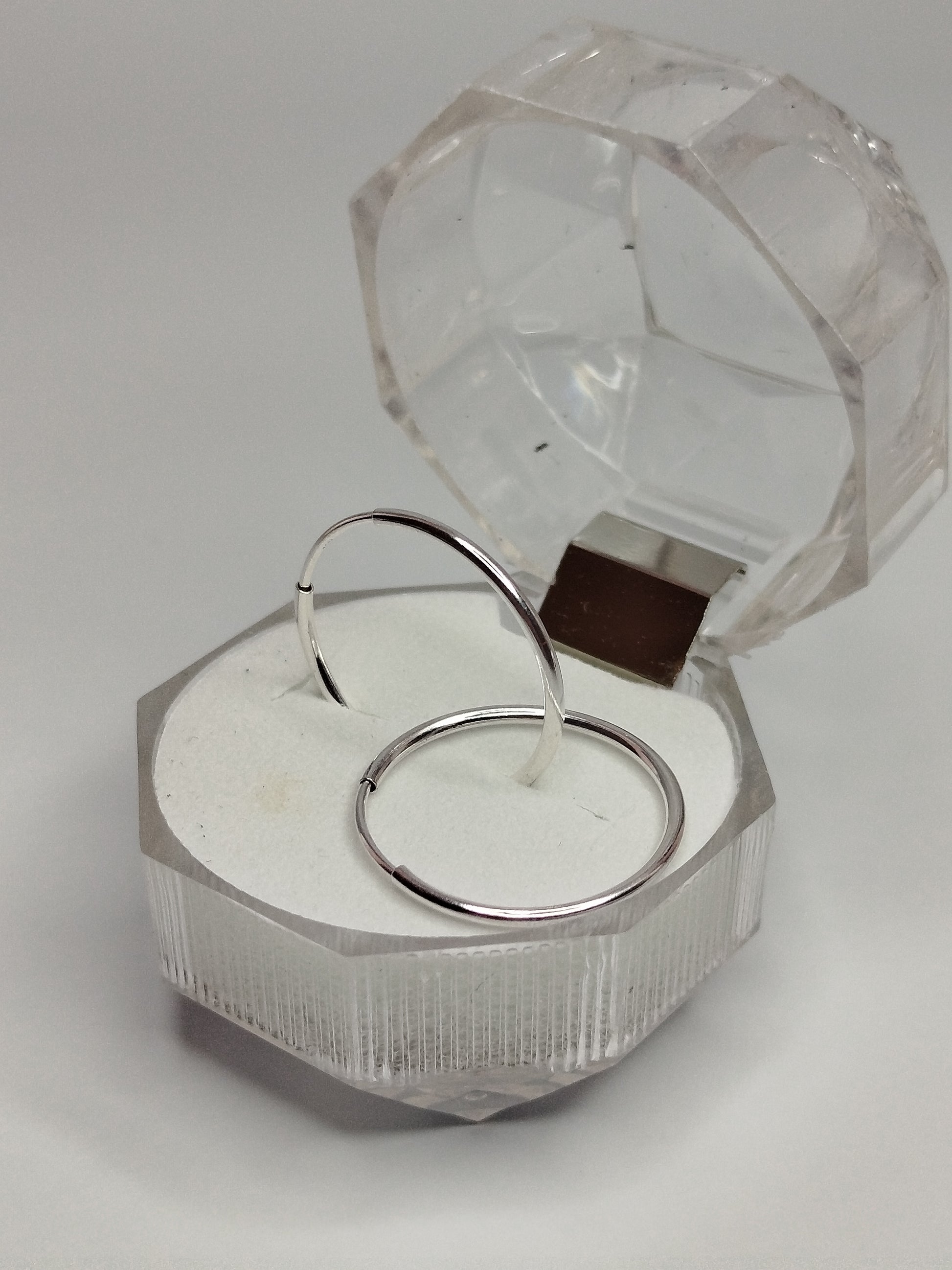 Aros tubos de plata 950