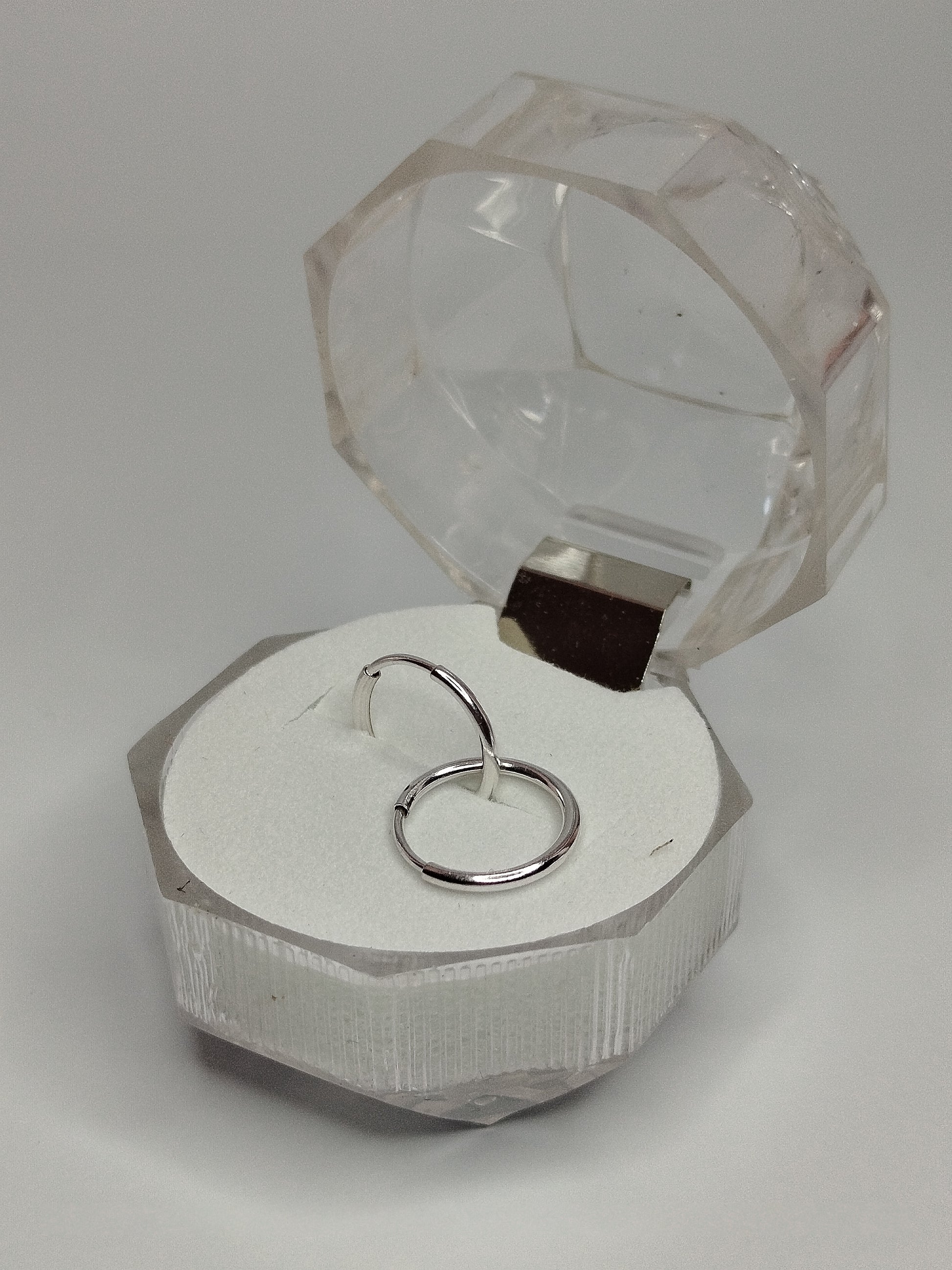 Aros tubos de plata 950